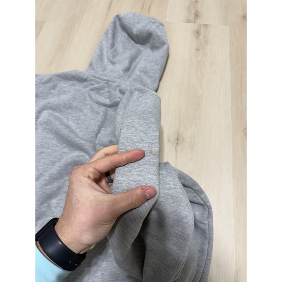 Men's Size Medium Rain Defender Carhartt Loose Fit Heather Gray Hoodie - Picture 6 of 6